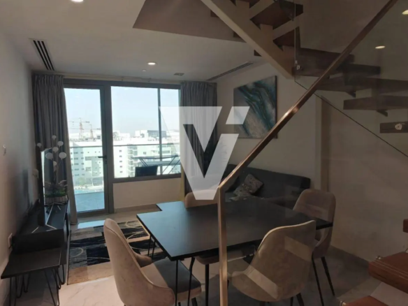 Fully furnished 2-bedroom duplex in Oasis 1, Masdar City